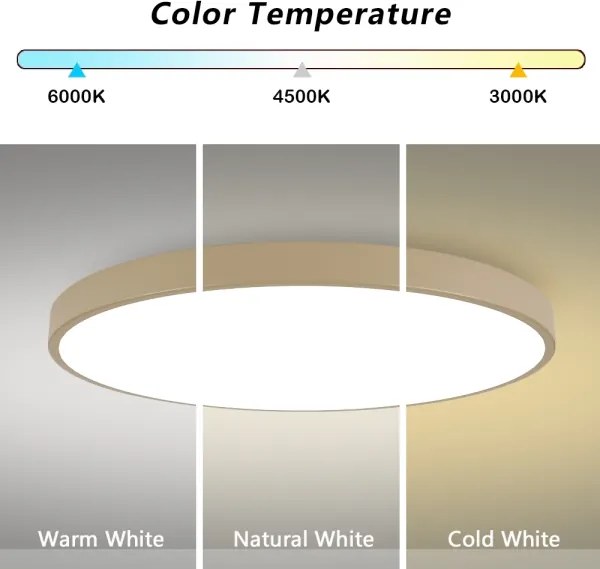 Brilagi-LED mennyezeti lámpatest POOL LED/180W/230V 3000/4000/6000K Ø 120 cm bézs