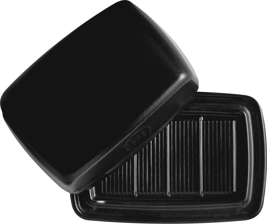 Fekete kerámia vajtartó – Emile Henry