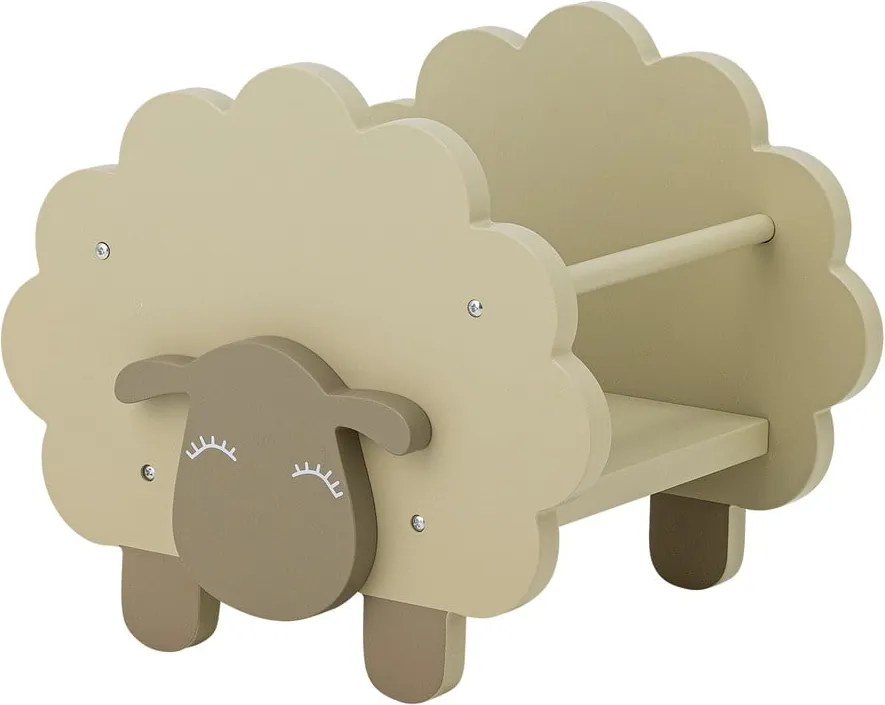 Bézs gyerek könyvespolc 30,5x30x35 cm Dolly – Bloomingville Mini