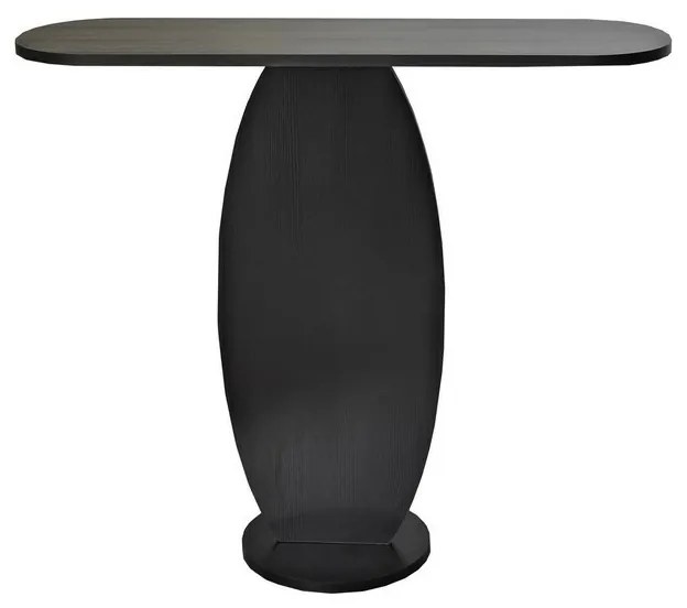Ellittica Anthracite kisasztal