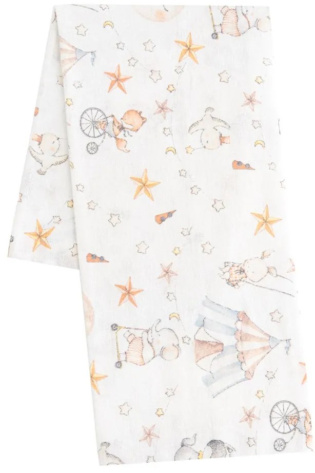 Flanel pelenka nyomtatott mintával New Baby circus