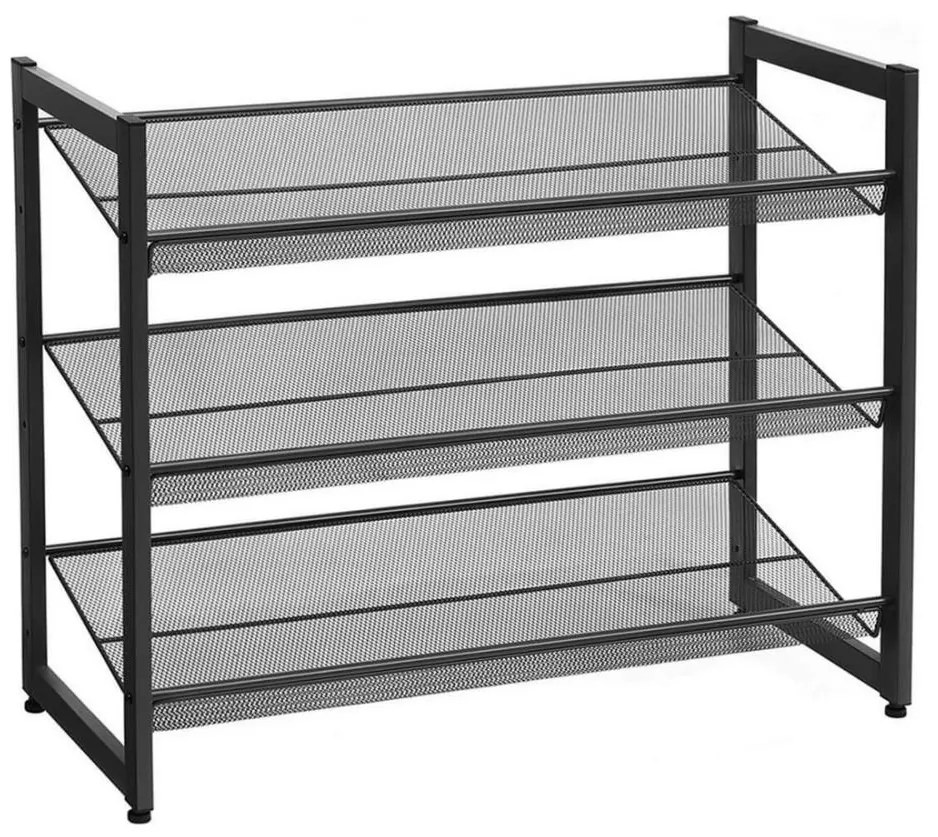 ALVORO fekete cipőtartó