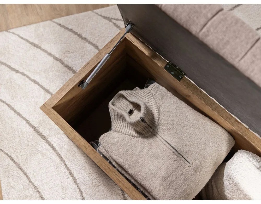 Bézs-natúr színű pad Oceane – Bobochic Paris