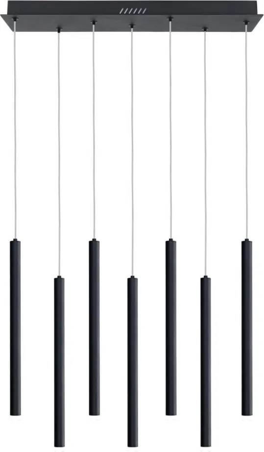 ITALUX PND-22302-7-BK VALDES Többágú Függesztett Lámpa Fehér, Fekete LED IP20