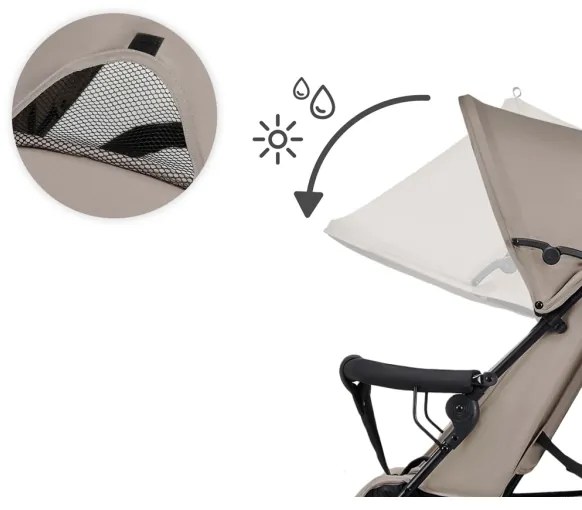 KINDERKRAFT TIK golf babakocsi, bézs színű