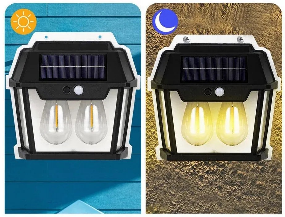 Napelemes interaktív fali lámpa - HW-999