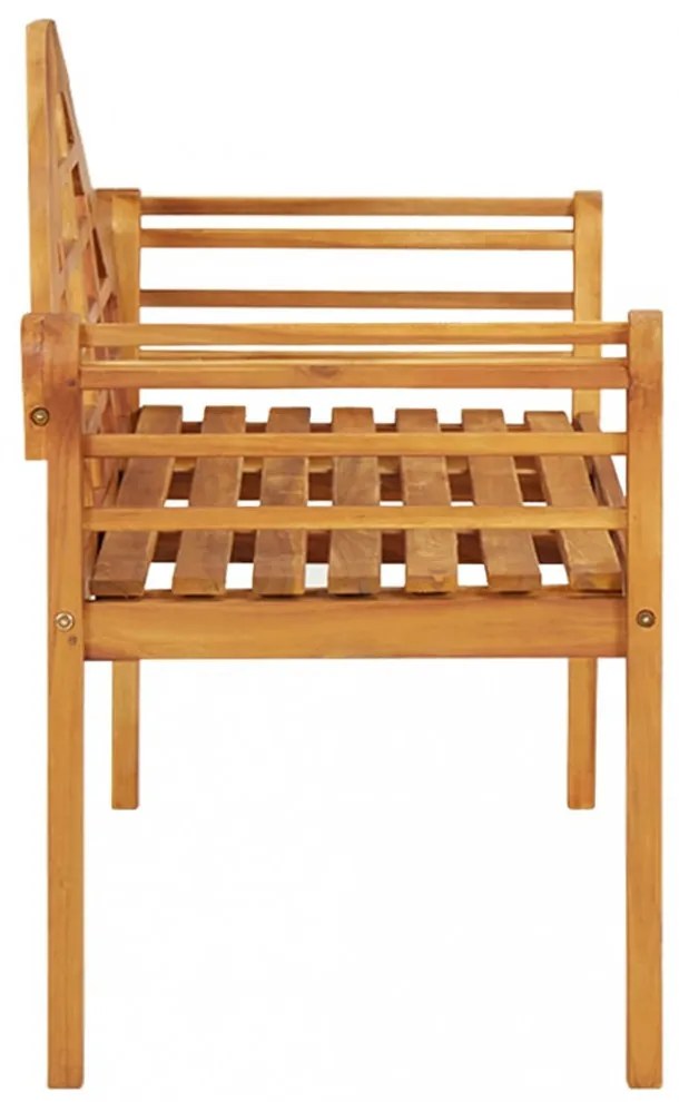tömör akácfa kerti pad 125 cm
