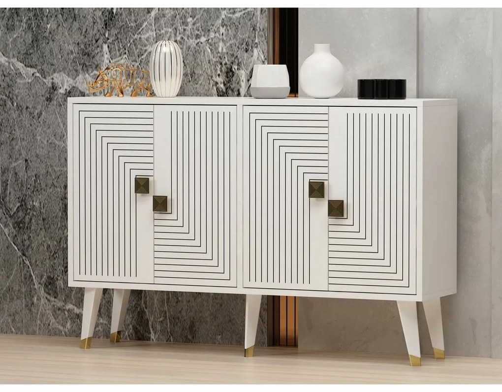 Ahart White and Gold szekrény