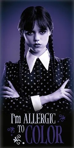 Nagy Törölköző Wednesday Jenna Ortega I'M Allergic To Color 70x140