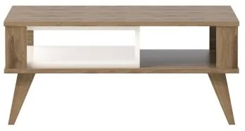 IONIS dohányzóasztal 40x90 cm barna/fehér