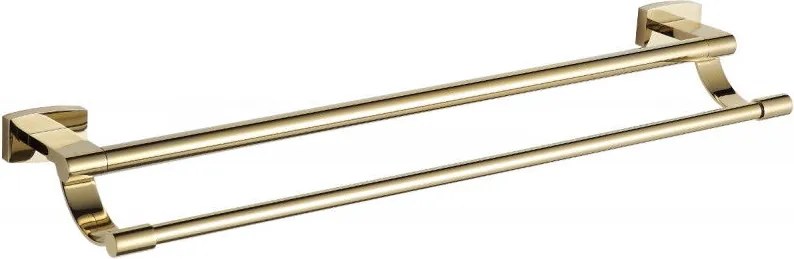 Mexen Zoja dupla törölközőtartó, arany - 7019125-50