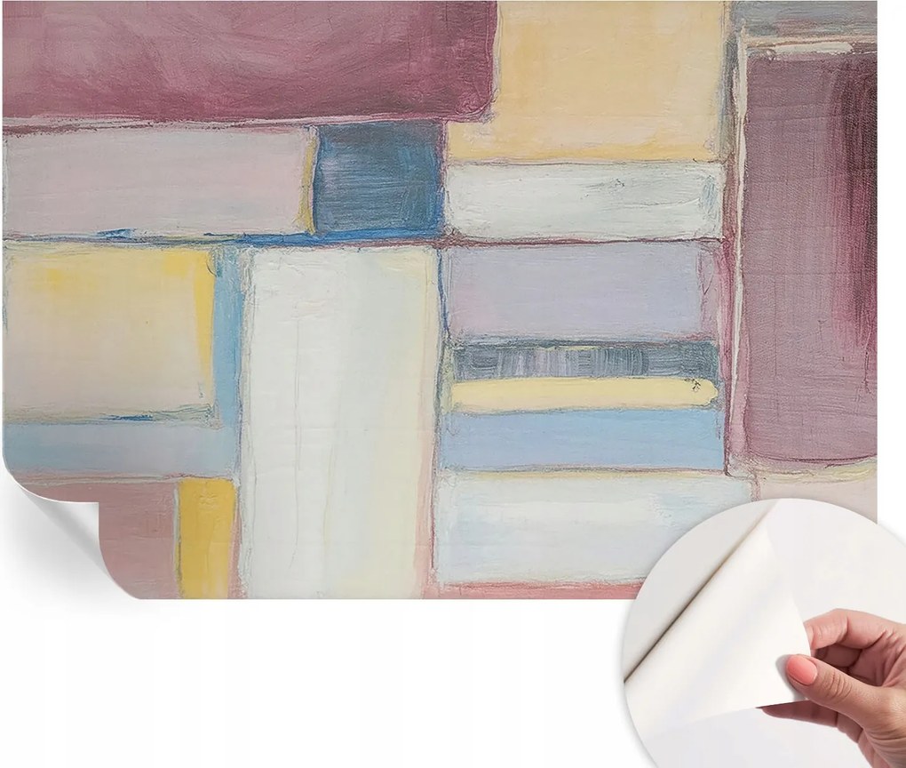 Öntapadós fali fotótapéta Hálószobába Geometrikus formák 152x104