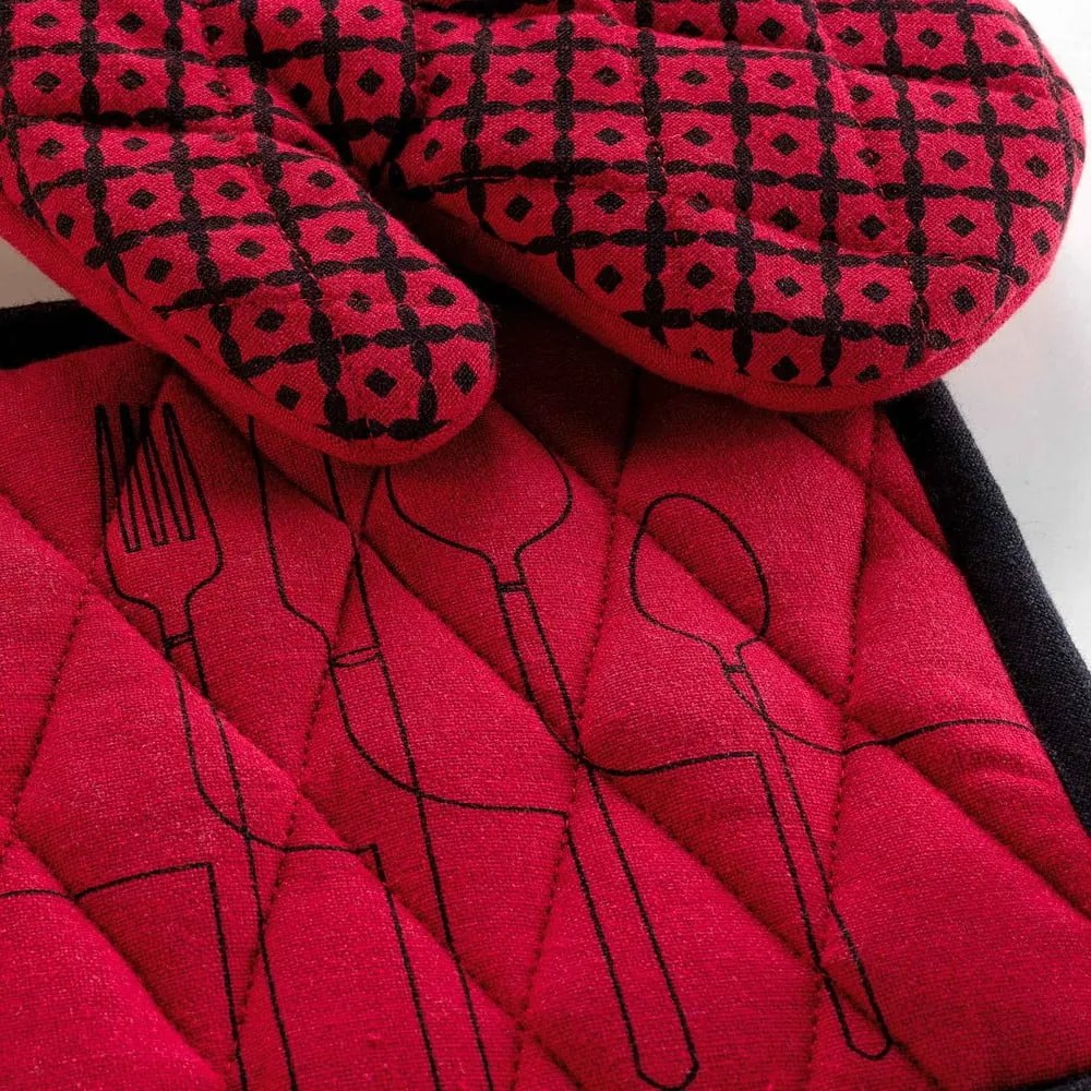 Újrahasznosított pamut edényfogó szett 2 db-os Cuisiline – douceur d'intérieur