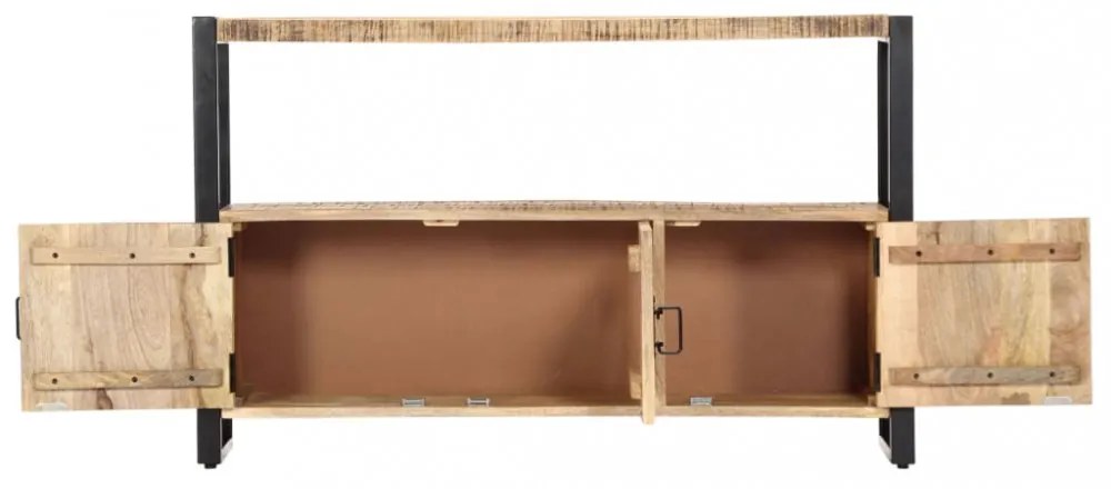 tömör mangófa kisszekrény 120 x 30 x 75 cm