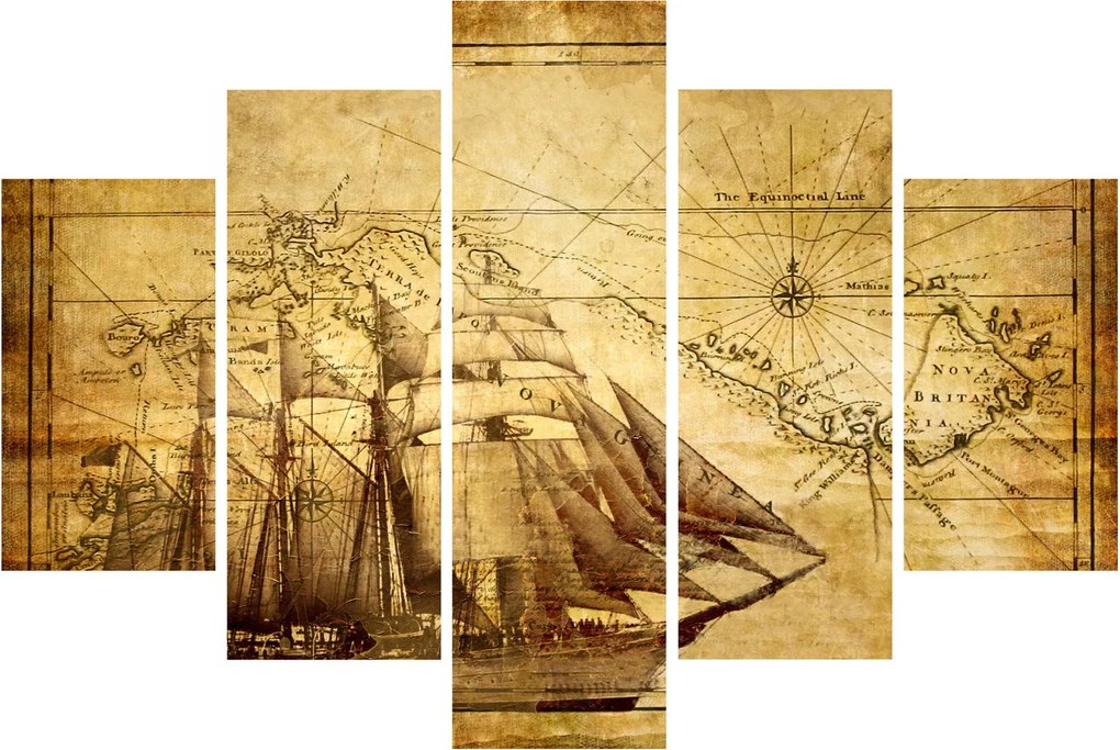 Kép - Régi térkép (150x105 cm)