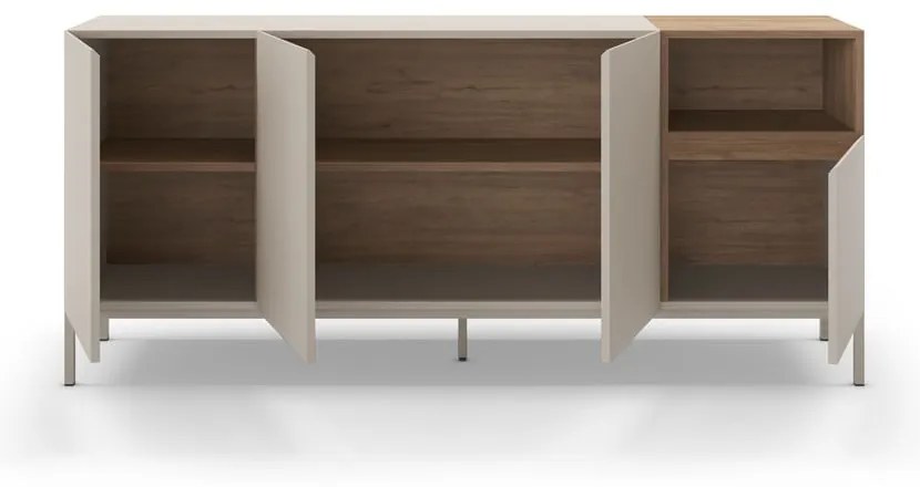 Krémszínű komód 180x80 cm Cailin – Marckeric