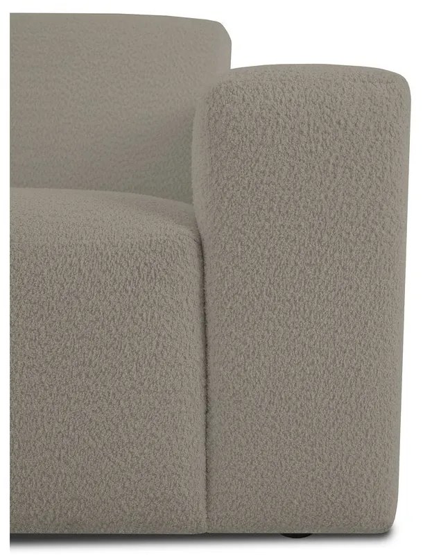 Világosbarna buklé kanapé 228 cm Roxy – Scandic