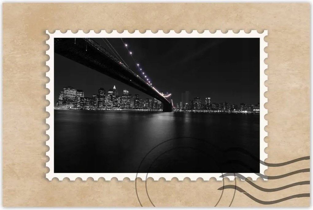 Poszterek 120x80 Lila hídfények