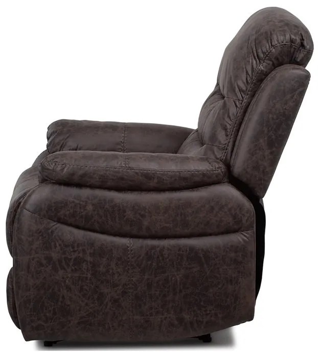 Barna Vintage Szövet Fekvőfotel. TV-4086 BR