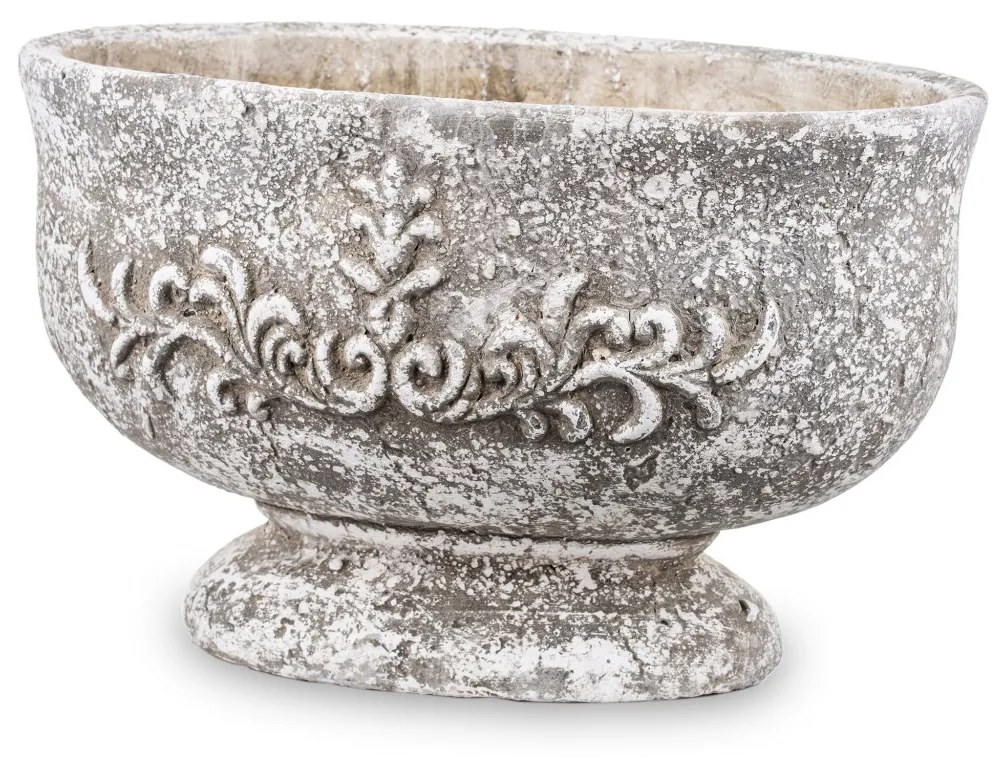 Cyrus design Kaspó cement szürke 18,5x30x18cm