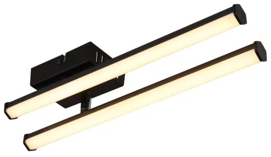 Globo 67342-12 - LED Mennyezeti lámpa KIRINA LED/12W/230V 3000K fekete