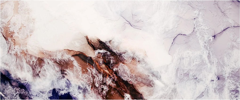 Kép - Lila márvány N⁰1 (120x50 cm)
