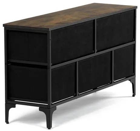 Többszínű MDF komód 103×30×56 cm BK