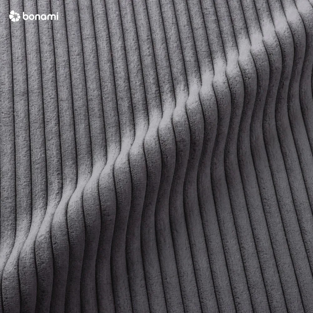 Bowie sötétszürke kordbársony variálható kanapéágy - Bonami Selection