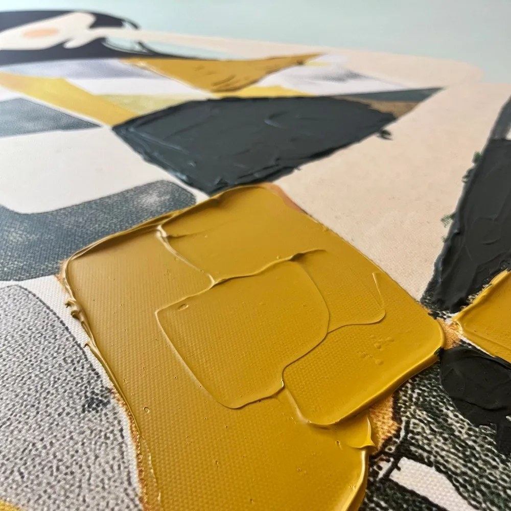 Kép kézzel festett részletekkel 70x100 cm Penelope – Styler