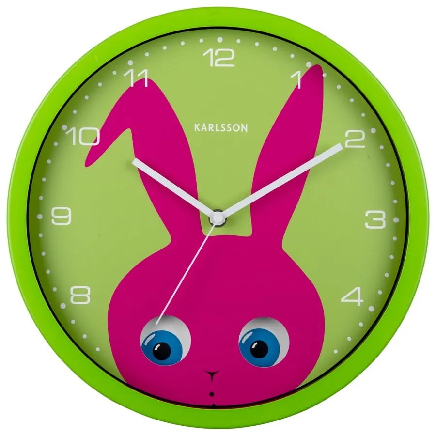 Gyerek óra ø 31 cm Peekaboo Bunny – Karlsson