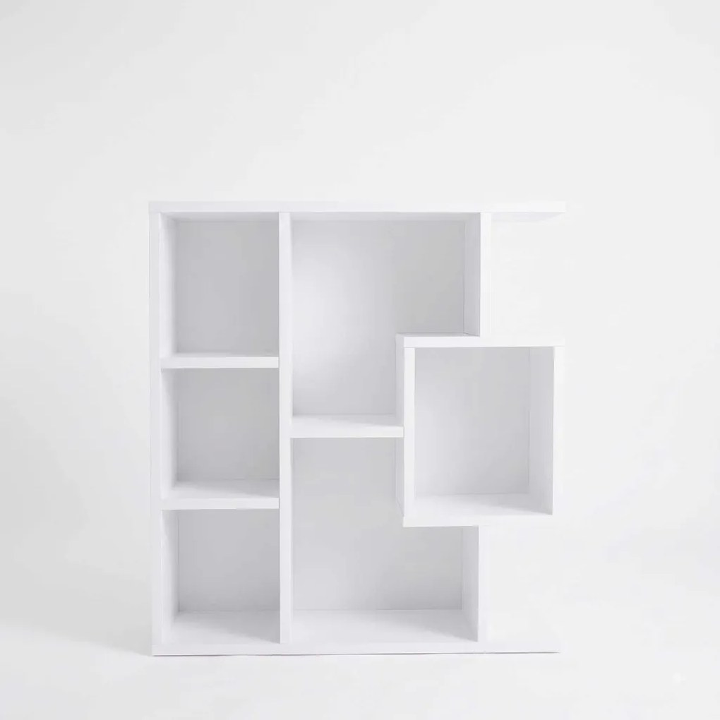 Yegane könyvespolc, fehér, 70,9 cm