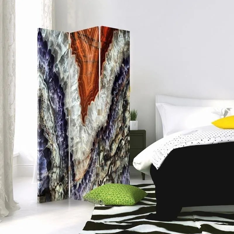 Gario Paraván Ásványi anyag szerkezete Méret: 180 x 170 cm, Kivitelezés: Forgó paraván 360°