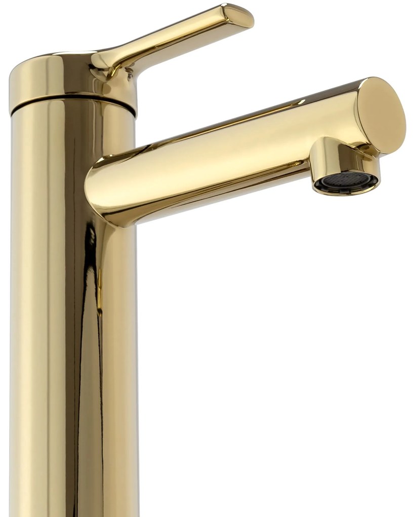 Fürdőszobai csaptelep Rea Pixel low Gold