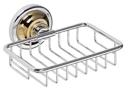 Szappantartó 14x6,5 cm ezüst/arany