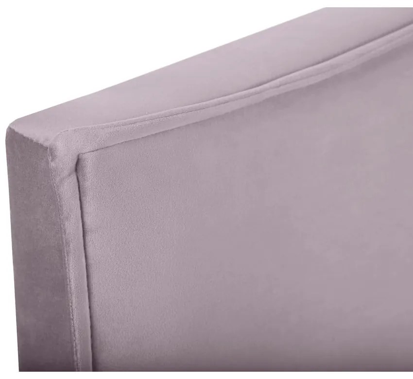 Világos rózsaszín ágytámla 180x120 cm Natalia – Milo Casa