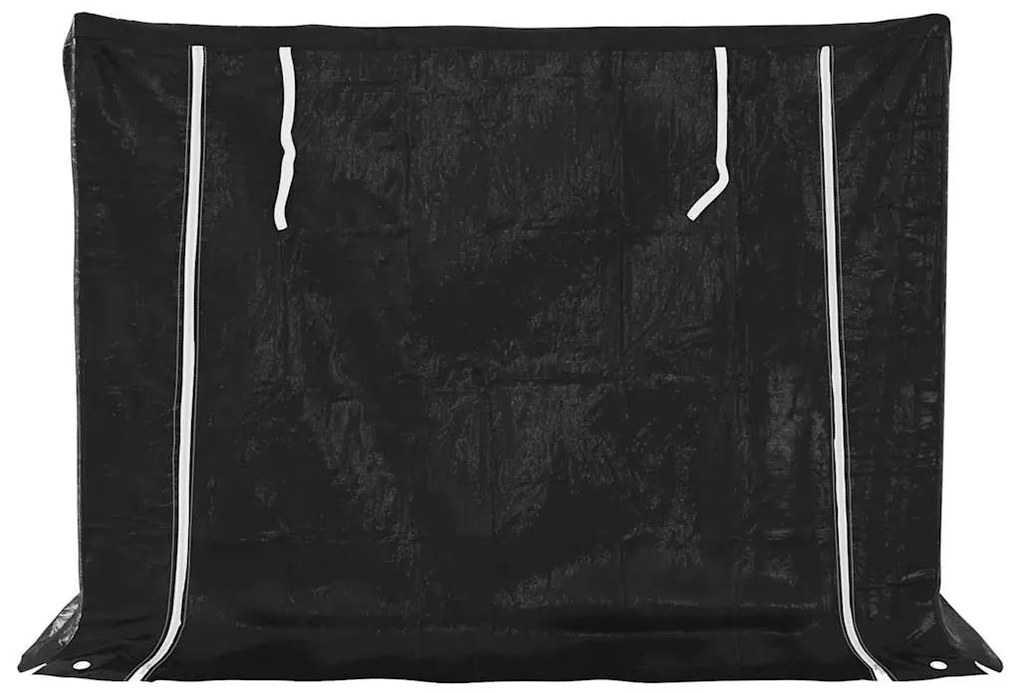 Tűzifa állvány esővédővel 151x80,5x110,5 cm horganyzott acél