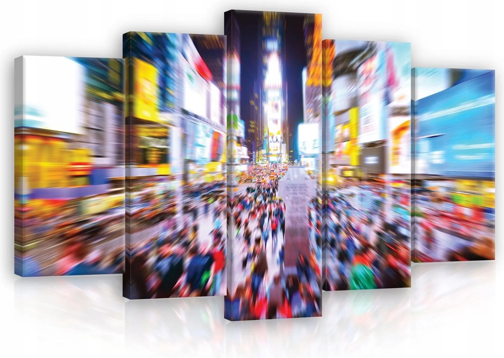Vászonkép 100x60 Város metropolisz mozgás dinamika fény tömeg energia