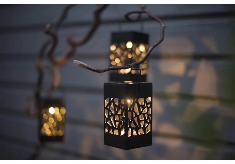 Izola 3 db napelemes függő LED lámpás, magasság 11 cm - Star Trading