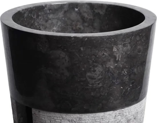 DIVERO Mosdókagyló márvány CUNEO Ø40