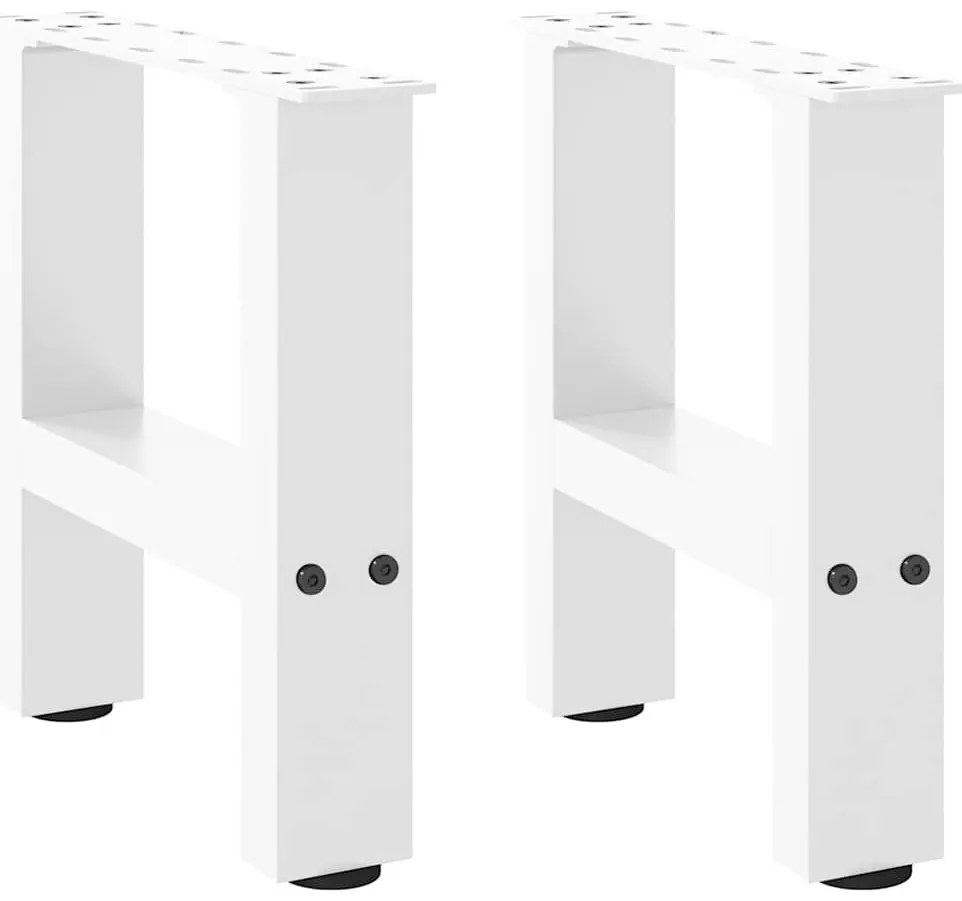2 db fehér dohányzóasztal láb 30 x (30-31) cm acél