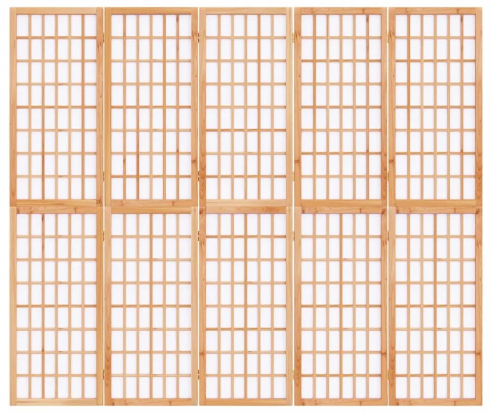 5-paneles japán stílusú összecsukható paraván 200 x 170 cm