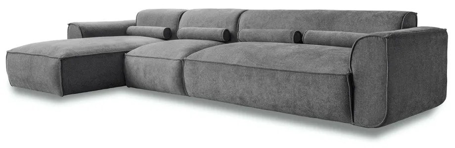 Szürke sarokkanapé (bal oldali) Flex Felix – Miuform