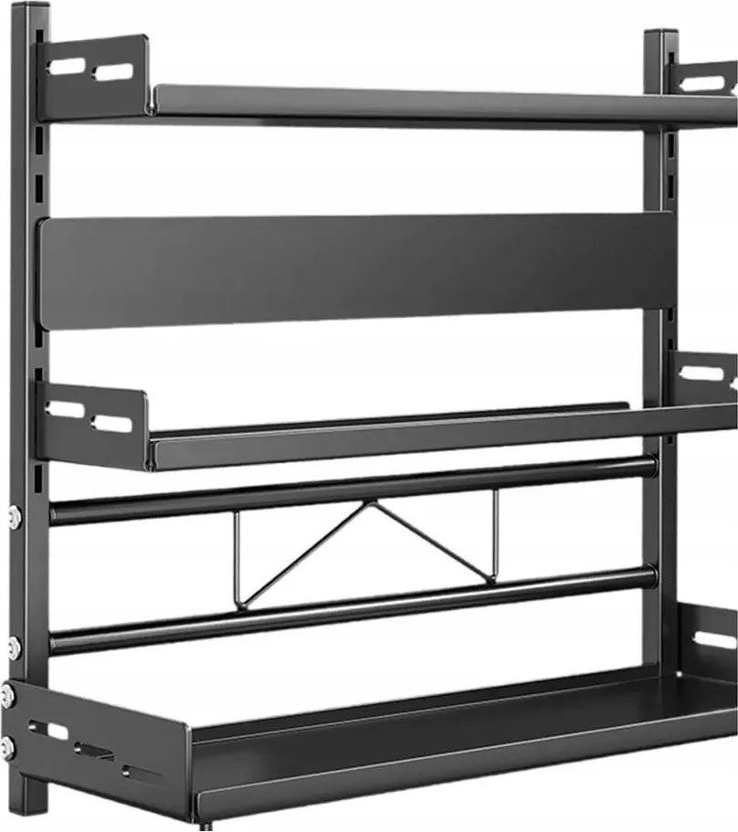 Állítható magasságú fűszertartó polc Fűszerek Gyümölcsök Zöldségek