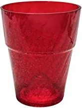 Virágcserép Orchideavédő üveg repedt üveg ø13 piros