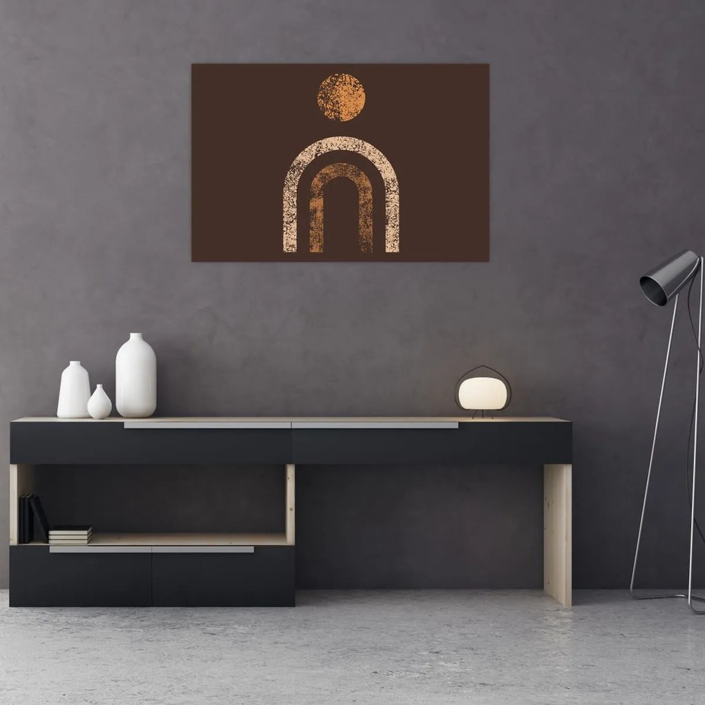 Kép - Narancssárga ívek N⁰1 (90x60 cm)