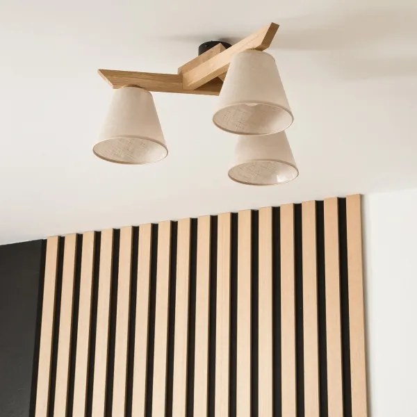 Mennyezeti csillár ANTONIO 3xE14/40W/230V tölgy