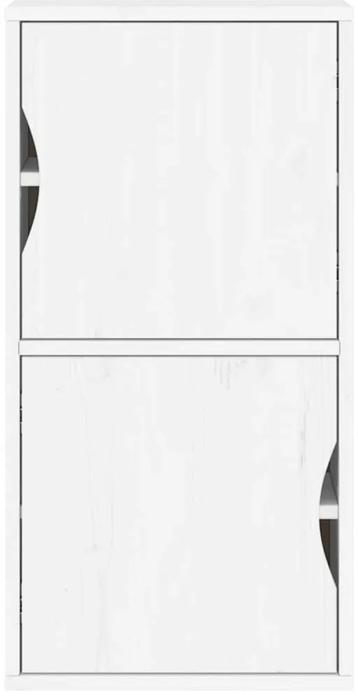 oldalsó szekrény ODDA fehér 40x24x79 cm tömörfa fenyőfa