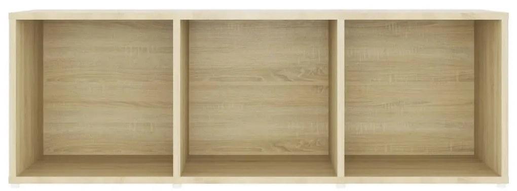 4 db sonoma tölgy színű szerelt fa TV-szekrény 107 x 35 x 37 cm