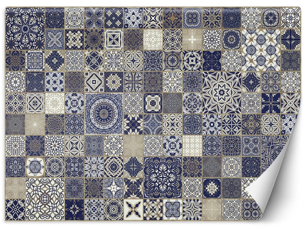 Gario Fotótapéta Keleti kék mozaik - Andrea Haase Anyag: Vlies, Méret: 450 x 315 cm