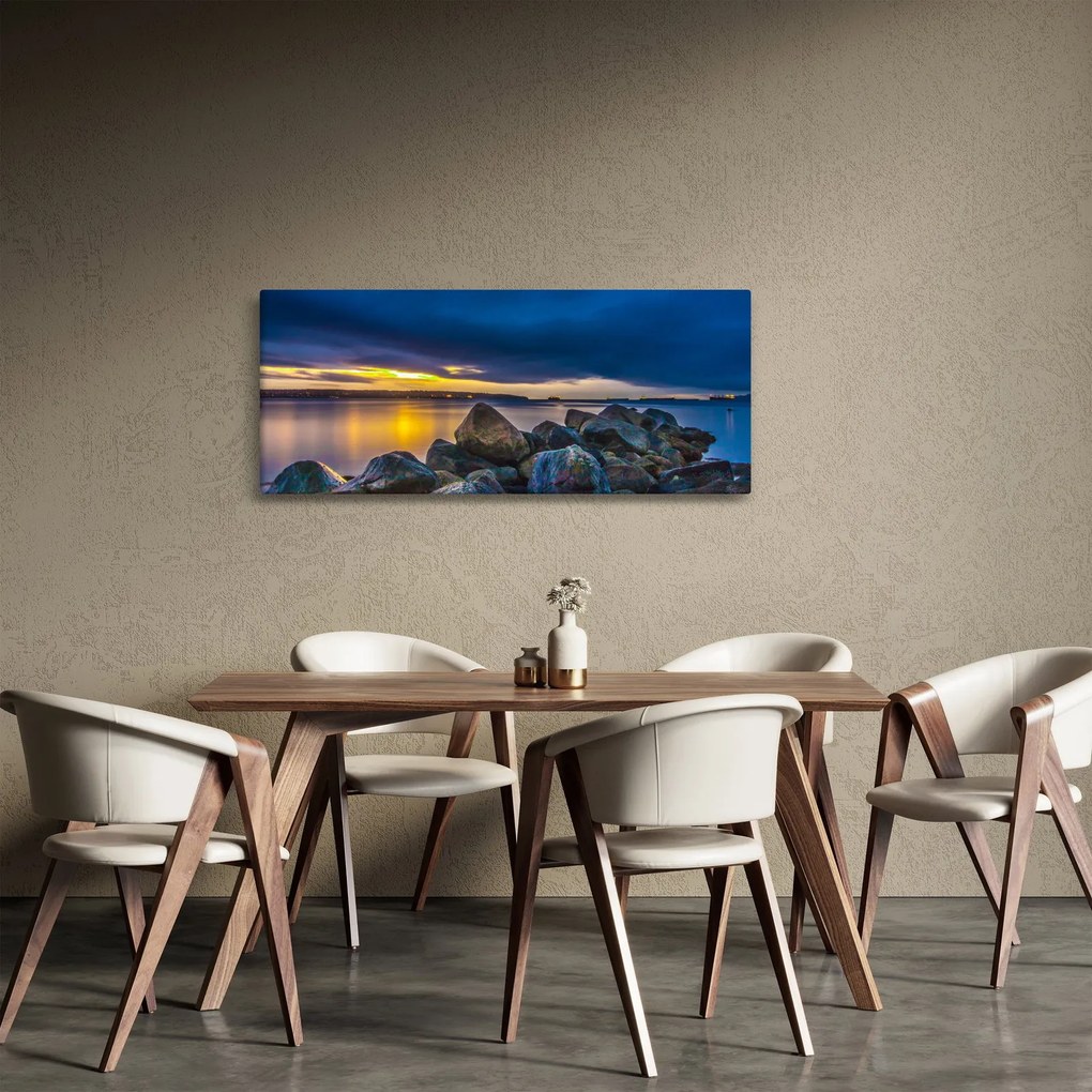 Kép - Felhők a víz felett (120x50 cm)